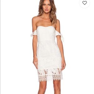 Line & Dot Cream Dress